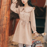 Sweet Doll Collar Strap Flare Sleeve Lolita Dress