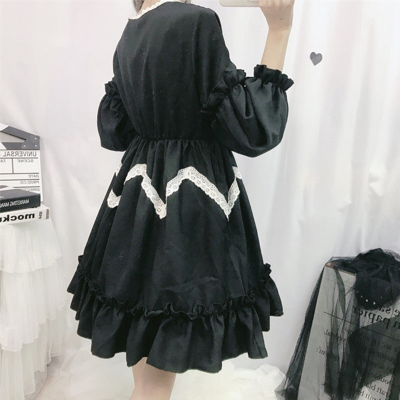 Classic Vintage One-Piece Lolita Dress
