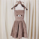 Kawaii Cute Bear Embroidery Hat Lolita Dress