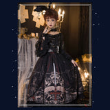 Swan Sward Dark OP Lolita Dress