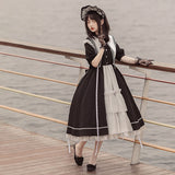 Exclusive Short Sleeve Lolita Maid Style OP Dress