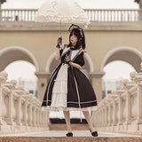 Exclusive Short Sleeve Lolita Maid Style OP Dress
