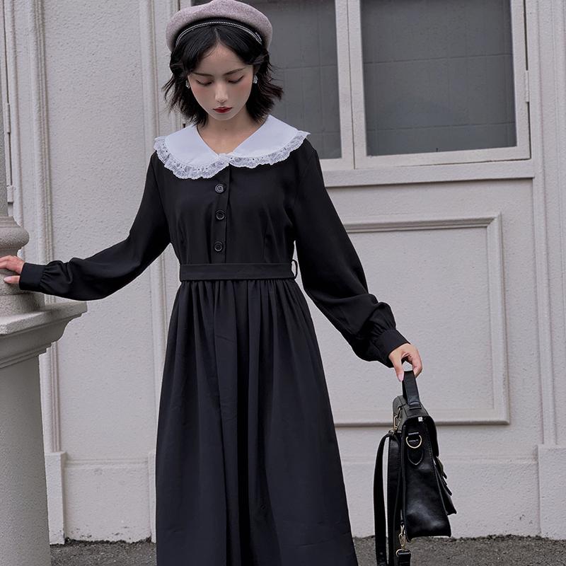 Preppy Style Long Sleeve Lolita Dresse