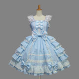 Blue Victorian Layered Lolita Dress