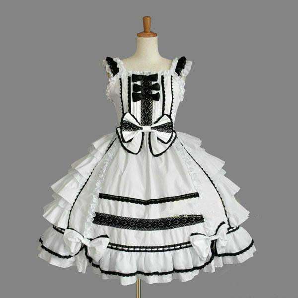 White Victorian Layered Lolita Dress