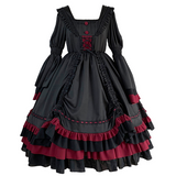 Hecate Black Red Lolita Dress