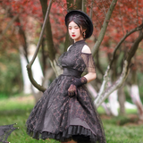 Glittering Chinese Style Shoulder Off Lolita Dress