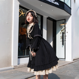 Long Sleeve Thick High Waist Lolita Dress