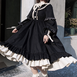 Long Sleeve Thick High Waist Lolita Dress