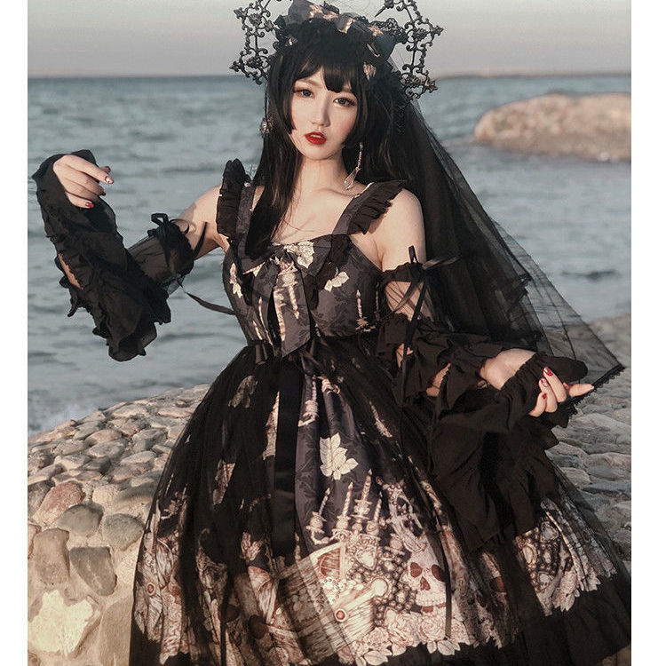 Court Vintage Lace Elegant Gothic Lolita Dress