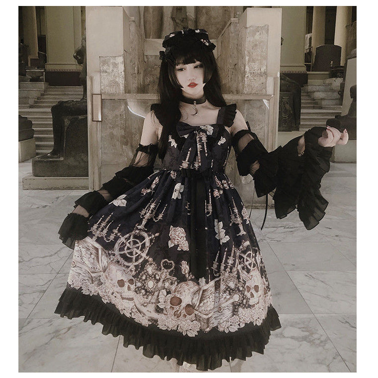Court Vintage Lace Elegant Gothic Lolita Dress