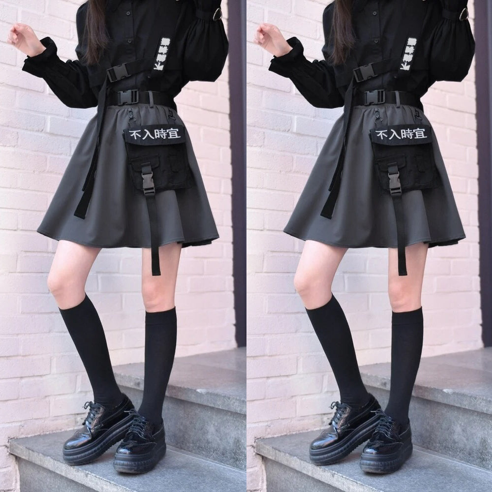 MIDNIGHT KID SHIRTS & SKIRT Outfit