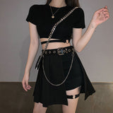 K-POP STAR Crop Top & Skirt Outfit