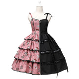 DARK SWEET Patchwork Lolita Dress