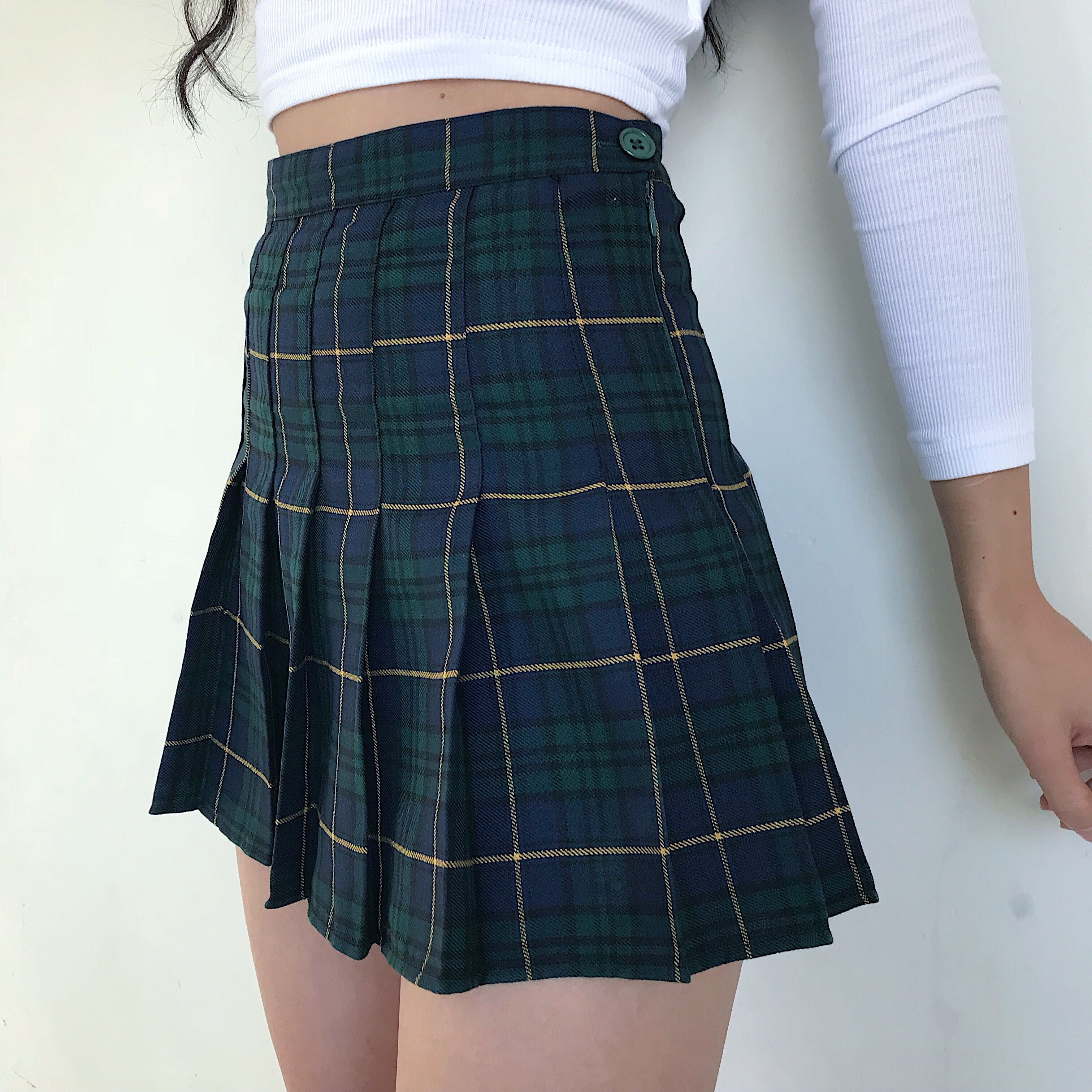 Plaid Kawaii Short Skirt