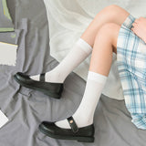 Thin Elasticity Anti-hook Plain Color Short Socks