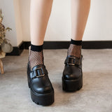 Retro Gothic Cosplay Commuter Uniforms Shoes