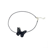 Lace Butterfly Choker Necklace