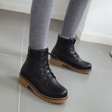 Modern Lace-Up Ankle Boots