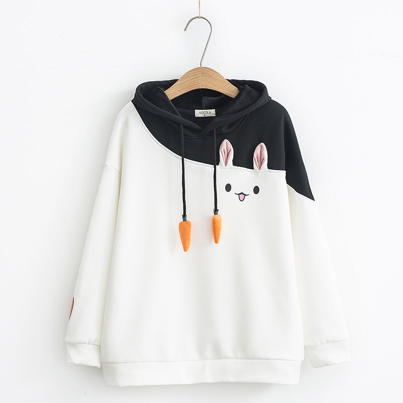 Kawaii Carrot Rabbit Hoodie