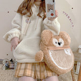 Brown Candy Bear Fluffy Hoodie